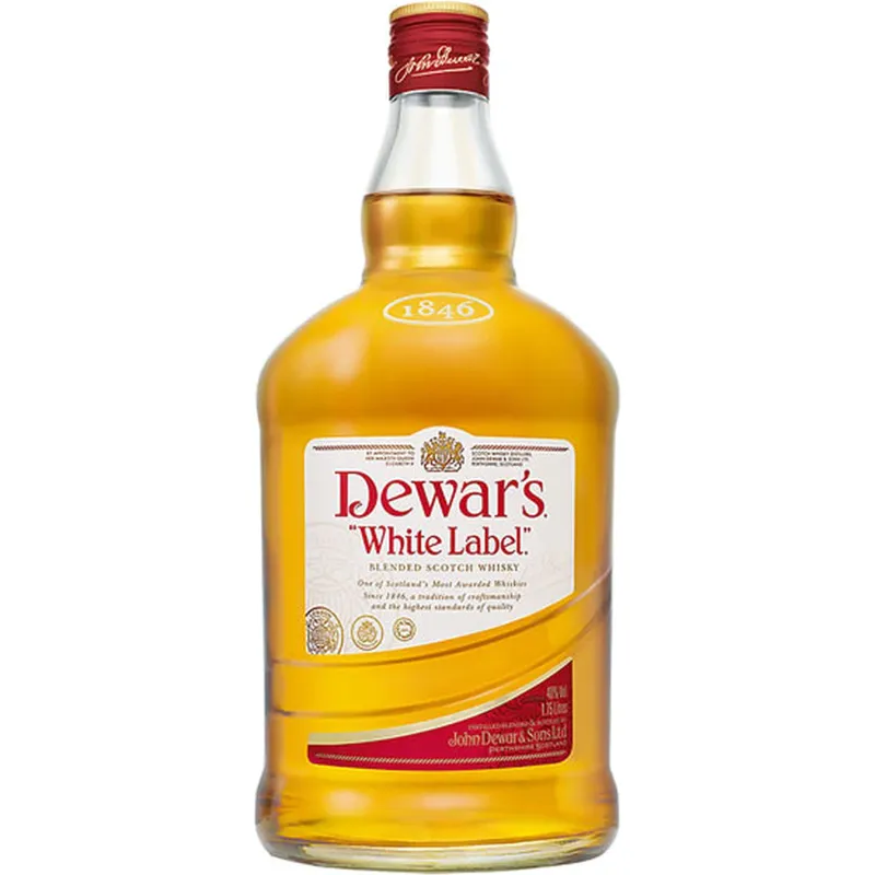 Dewars White Label Blended Scotch Whisky view 1