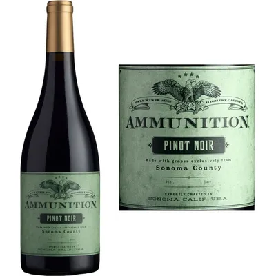 Ammunition Case Sonoma Pinot Noir 2022 12 Pack 750ml Bottles