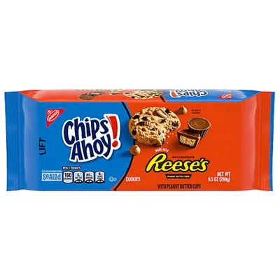 Chips Ahoy! Chewy Chocolate Chip Cookies with Reese's Peanut Butter Cups 9.5 oz