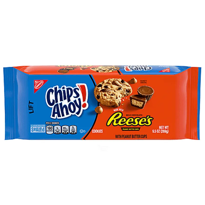 Chips Ahoy! Chewy Chocolate Chip Cookies with Reese's Peanut Butter Cups view 1