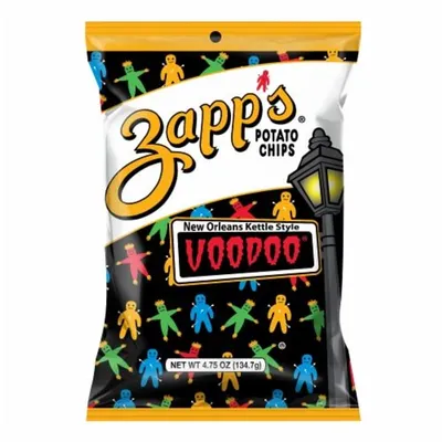Zapp's Voodoo Potato Chips 4.75 oz Bag