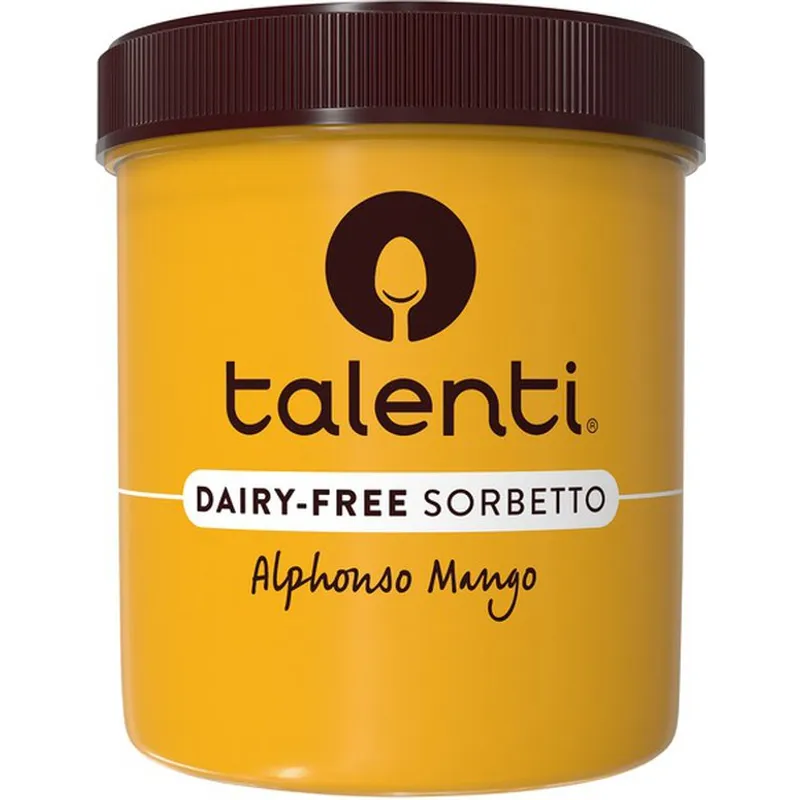Talenti Alphonso Mango Sorbetto Gelato view 1