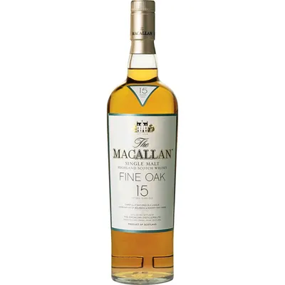 The Macallan Fine Oak Highland Single Malt Scotch Whisky 15 Year 750mL