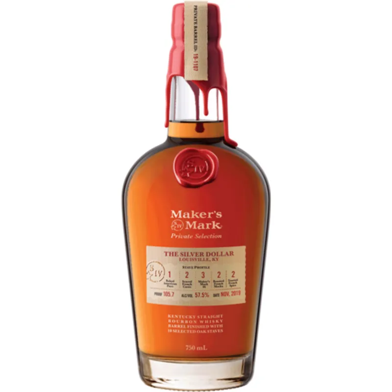 Makers Mark Private Select Kentucky Bourbon Whisky Barrel Finished With Oak Staves view 1