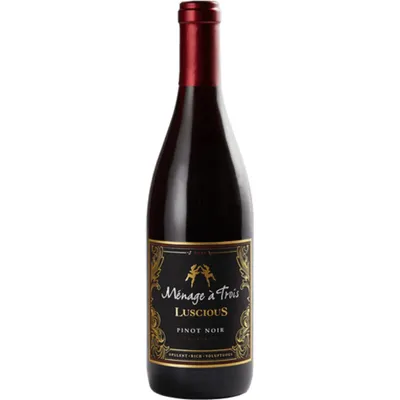 Menage a Trois Luscious Pinot Noir 750mL