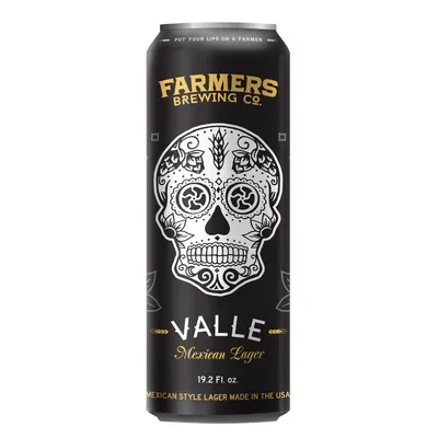 Farmers Brewing Co. Valle Mexican Lager 19.2oz can