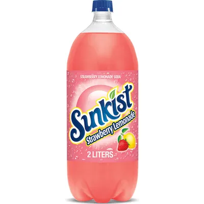 Sunkist Strawberry Lemonade Soda 2 L