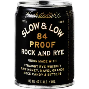 Hochstadters Slow & Low Rock And Rye Straight Rye Whiskey Aluminium
