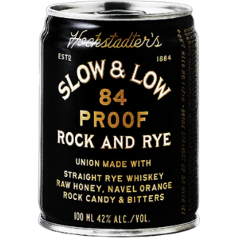 Hochstadters Slow & Low Rock And Rye Straight Rye Whiskey Aluminium view 1