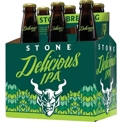 Stone Delicious IPA 6 Pack 12oz Bottles 7.7% ABV