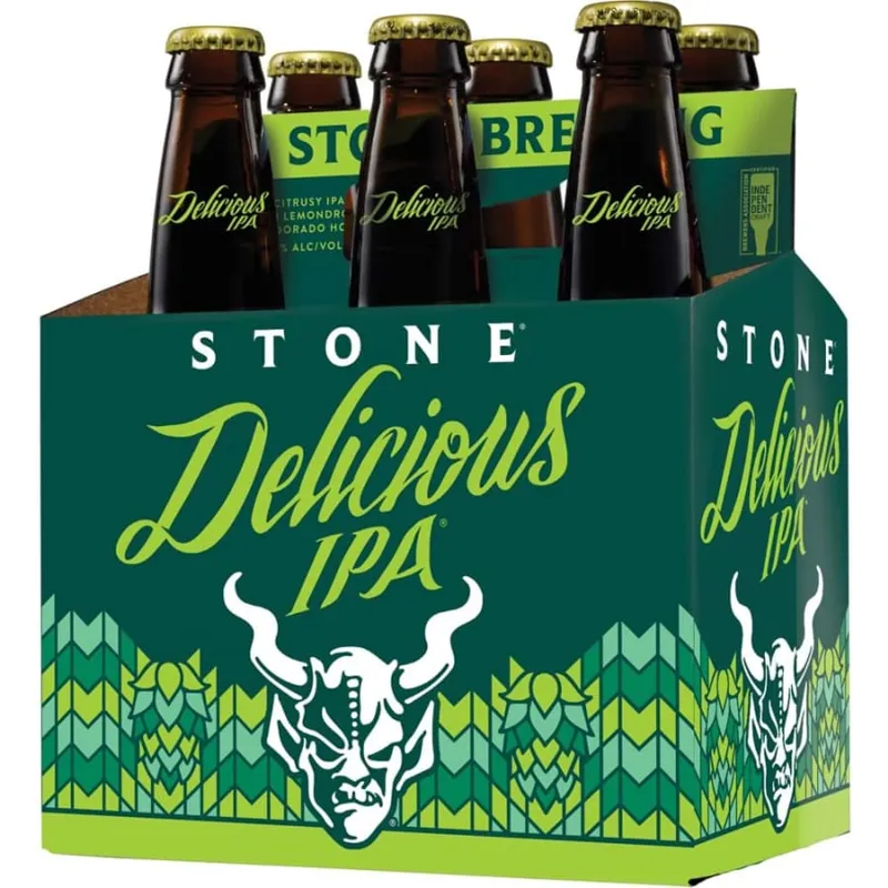 Stone Delicious IPA view 1