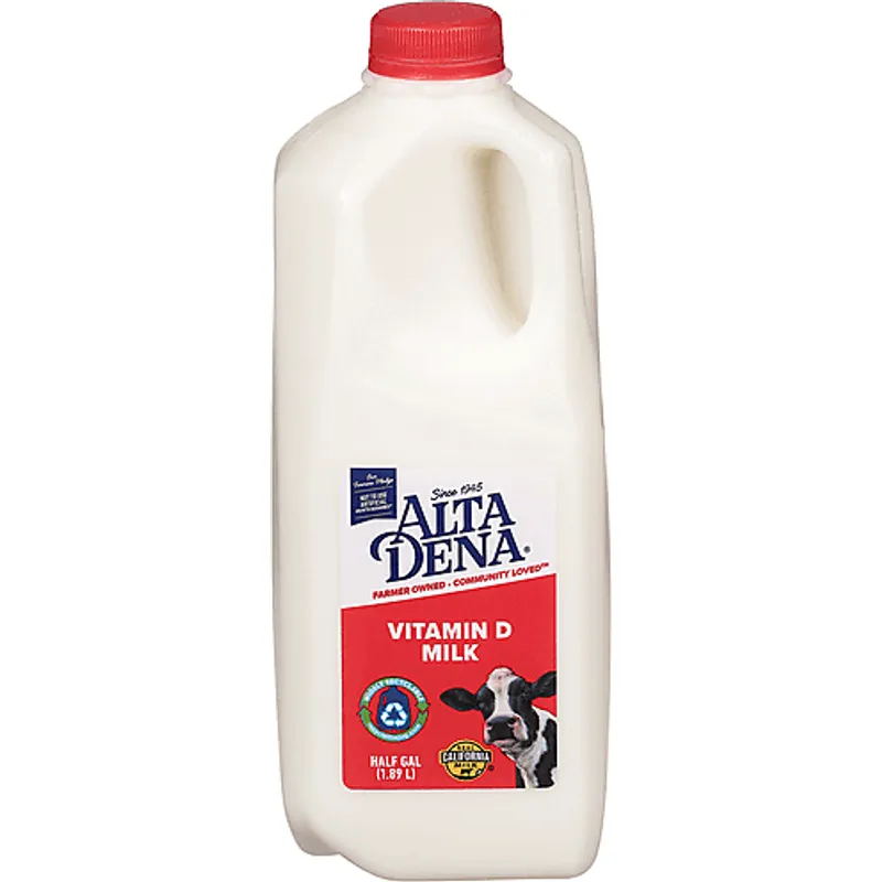 Alta Dena Vitamin D Milk Whole Milk Plastic view 1