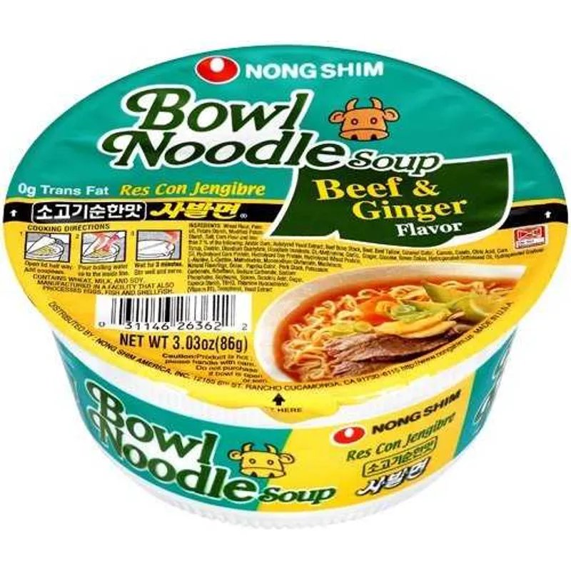 Nong Shim Beef And Ginger Flavor Noodle Soup view 1