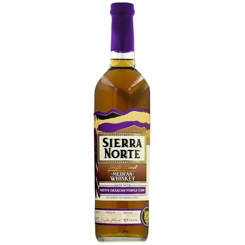 Sierra Norte Purple Corn Single Barrel Mexican Whiskey view 1