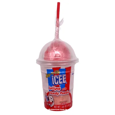ICEE Dip-N-Lik Lollipop with Candy Powder 1.66 oz Box