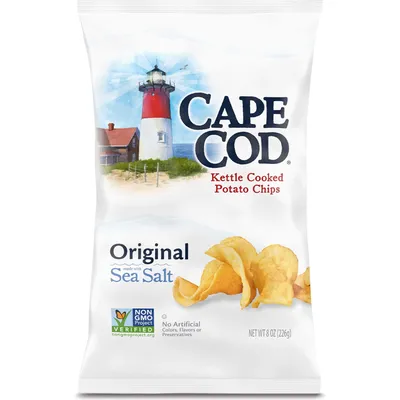 Cape Cod Original Kettle Cooked Potato Chips 8oz Bag