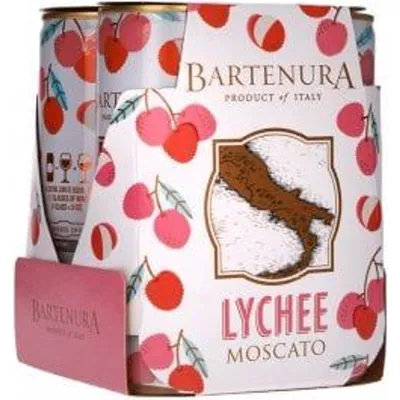 Bartenura Lychee Moscato 250ml 4 Pack