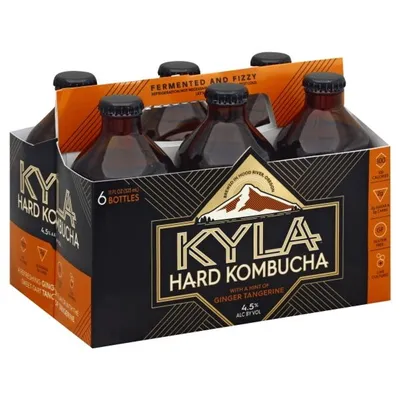 KYLA Hard Kombucha Ginger Tangerine 6pk 72oz Bottles