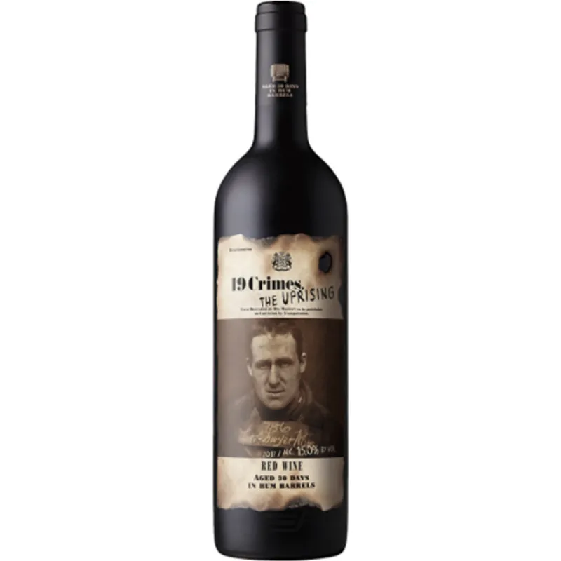 19 Crimes The Uprising Aged 30 Days In Rum Barrels Red Wine Blend view 1