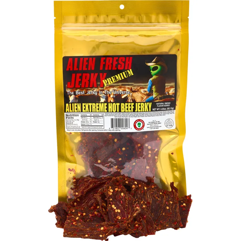 Alien Fresh Jerky Alien Extreme Hot Beef Jerky view 1