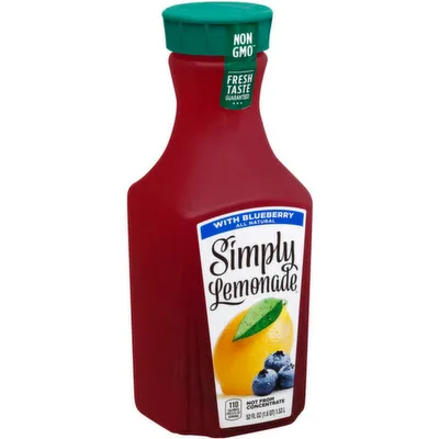 Simply Lemonade with Blueberry 52oz Plastic Bottle