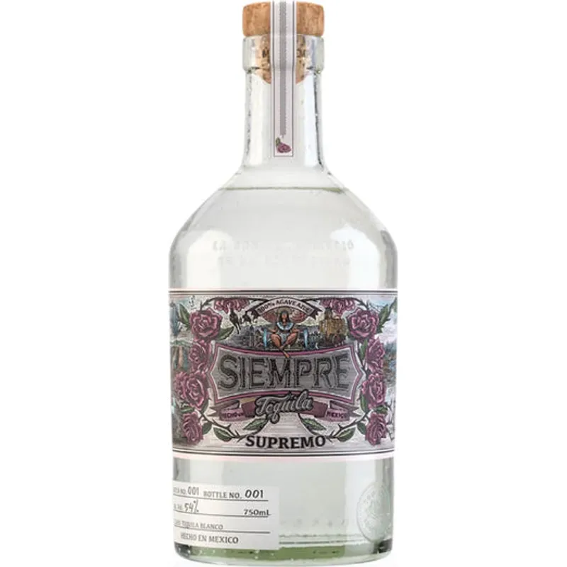 Siempre Supremo Blanco Tequila view 1