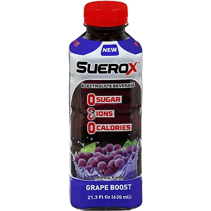 Suerox Grape Boost Electrolytes Plastic view 1