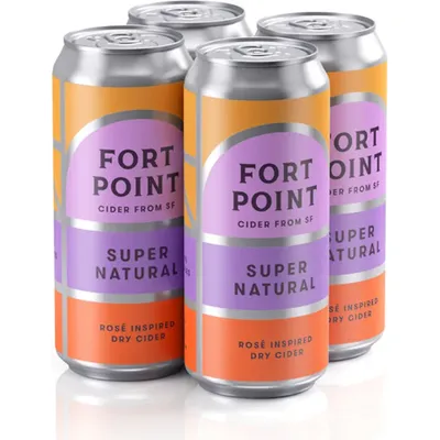 Fort Point Beer Company Super Natural 4 Pack 16oz