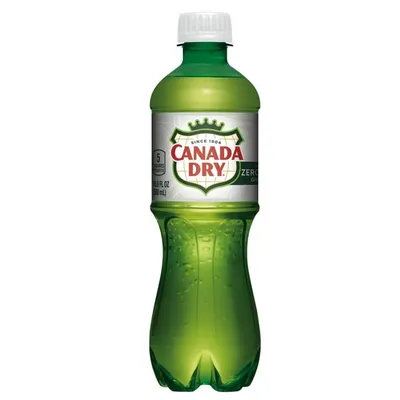 Canada Dry Zero Sugar Ginger Ale 16.9 oz Bottle