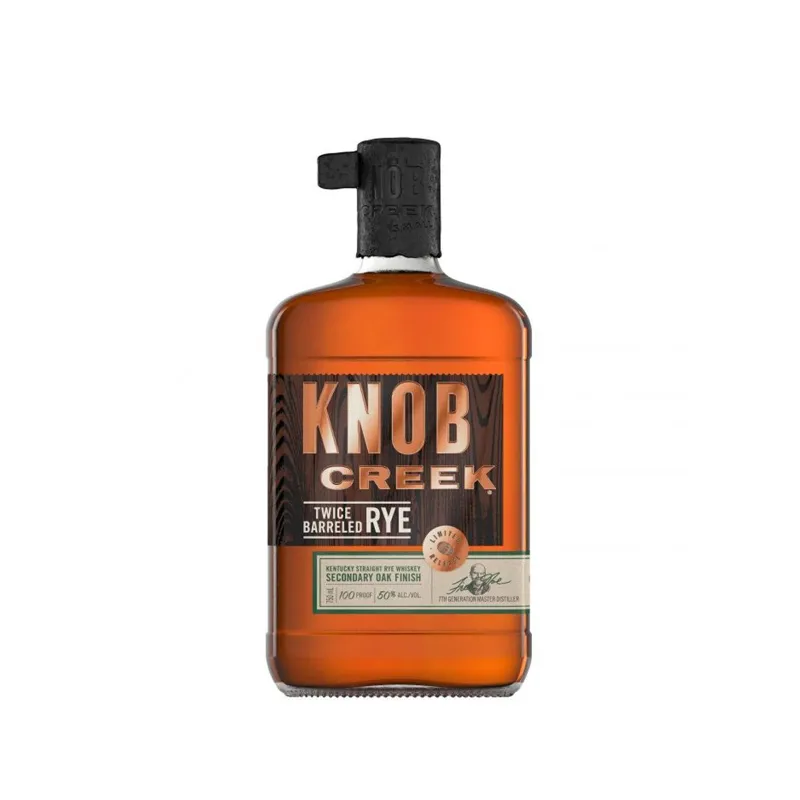Knob Creek Twice Barreled Rye Whiskey view 1