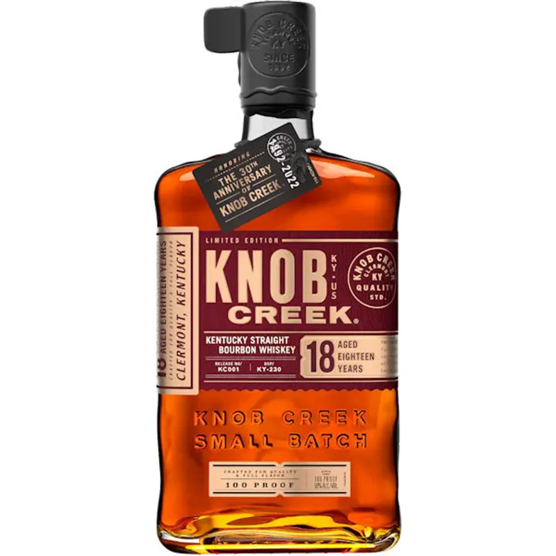 Knob Creek 18 Year Old Kentucky Straight Bourbon Whiskey view 1