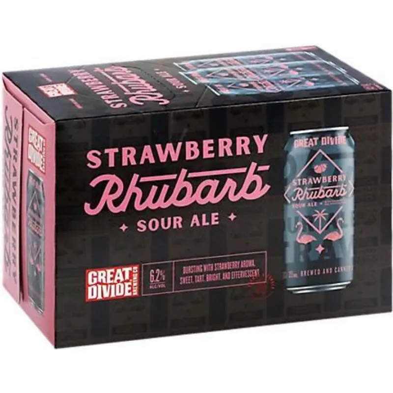 Great Divide Strawberry Rhubarb Sour Ale view 1