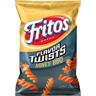 Fritos Flavor Twists Honey Bbq Flavored Corn Chips