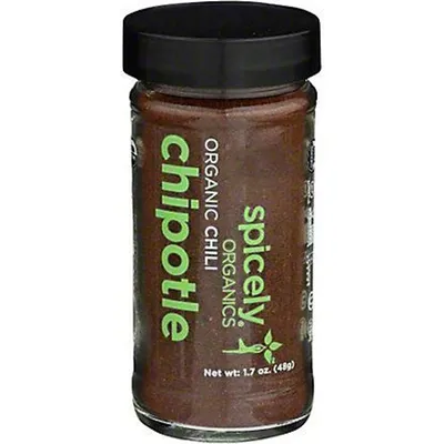 Spicely Organics Ground Chili Chipotle Seasoning 1.7 oz Jar