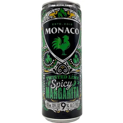 Monaco Twisted Lime Spicy Margarita 355ml Can