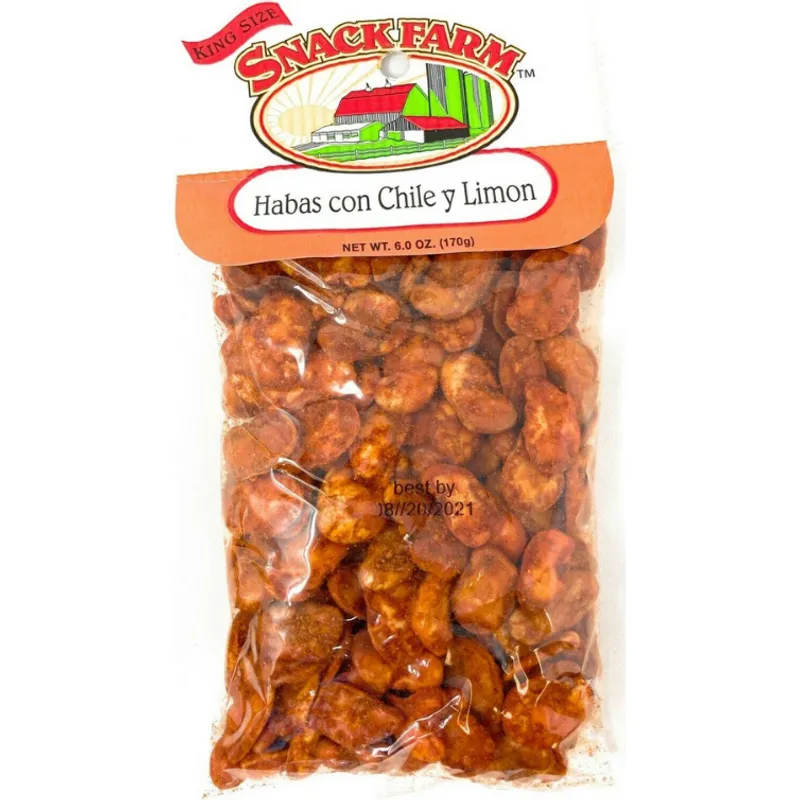 Snack Farm Lemon Chili Covered Lima Beans view 1