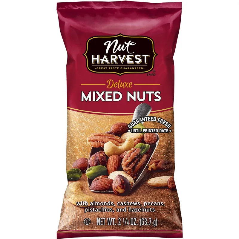 Nut Harvest Mixed Nuts Almonds, Cashews, Pecans, Pistachios, and Hazelnuts Bag view 1
