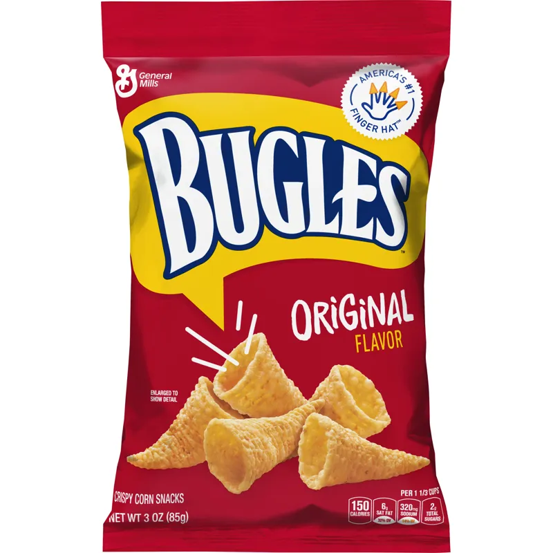 Bugles Crispy Corn Snacks Original view 1