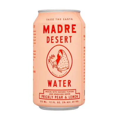 Madre Mezcal Desert Water Prickly Pear & Lemon 12 oz can