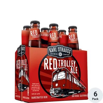 Karl Strauss Red Trolley Irish Red 6x 12oz Bottles