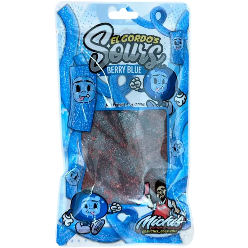 El Gordo Berry Blue Chamoy Sours view 1