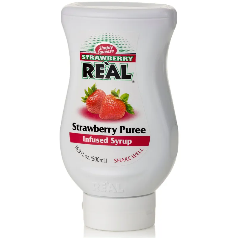 Real Strawberry Puree Infused Syrup view 1