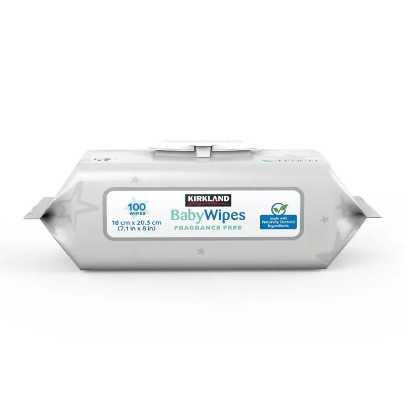 Kirkland Signature Baby Wipes Fragrance Free view 1
