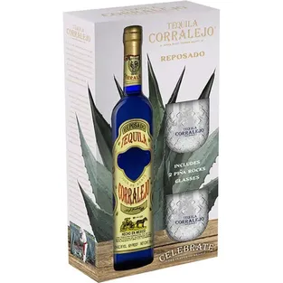 Corralejo Reposado Tequila With Two Glasses Gift