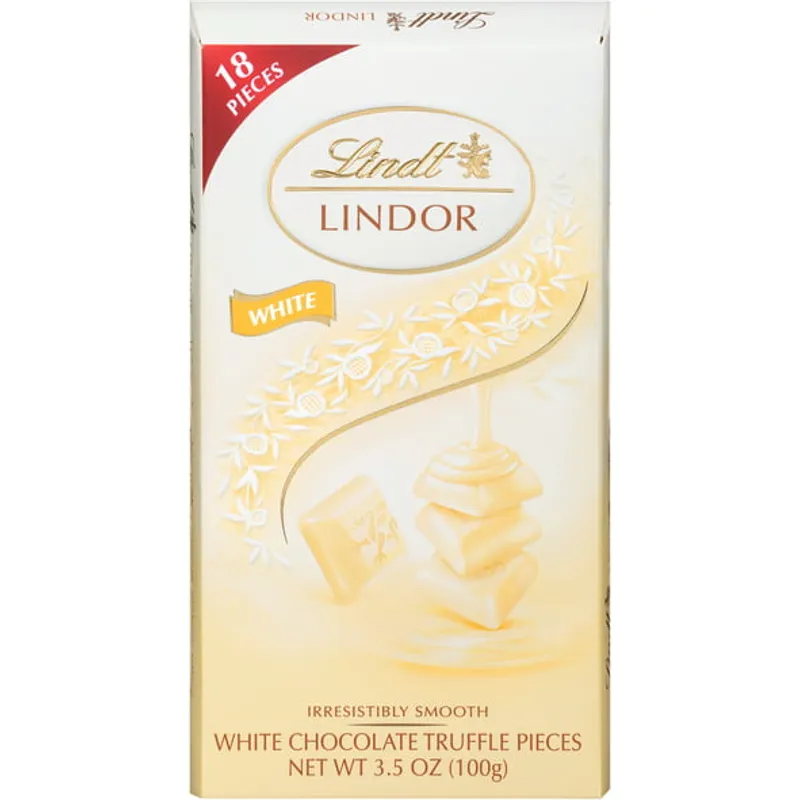 Lindt Lindor White Chocolate Truffle Bar view 1