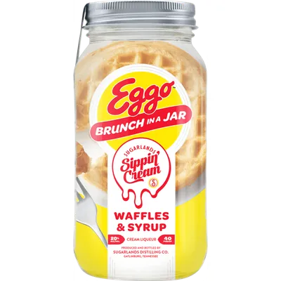 Sugarlands Eggo Brunch In A Jar Waffles & Syrup Sippin' Cream 750ml
