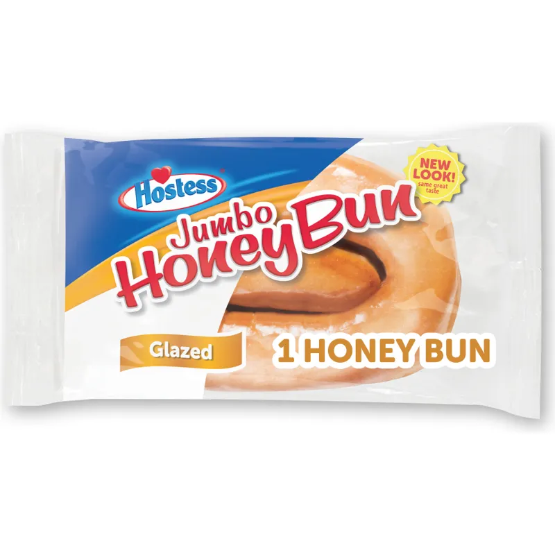 Hostess Jumbo Glazed Honey Bun view 1