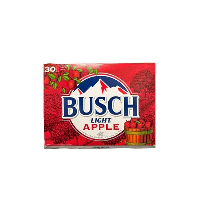 Busch Light Apple 30 Pack 12 oz Cans