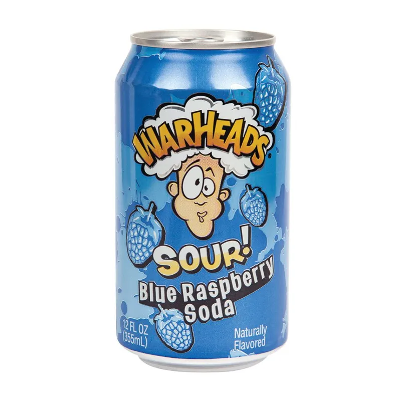 Warheads Sour Blue Raspberry Soda view 1