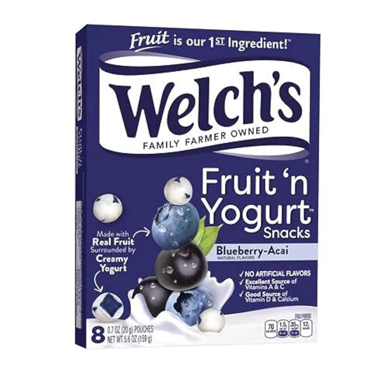 Welch's Fruit 'n Yogurt Snacks Blueberry Acai view 1